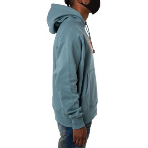 🆕Champion | Reverse Weave Hoodie Carefree Teal Size Medium Adult - Picture 8 of 11